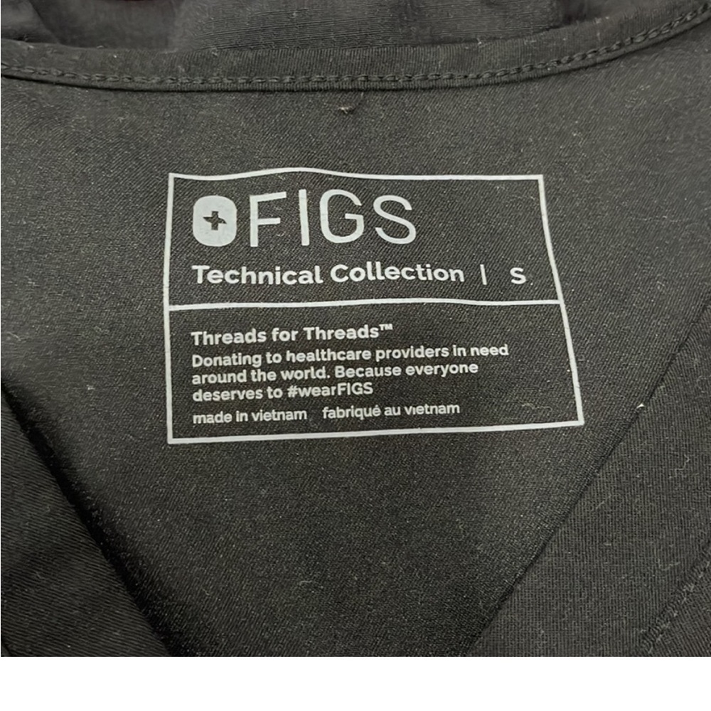 Figs black scrub set